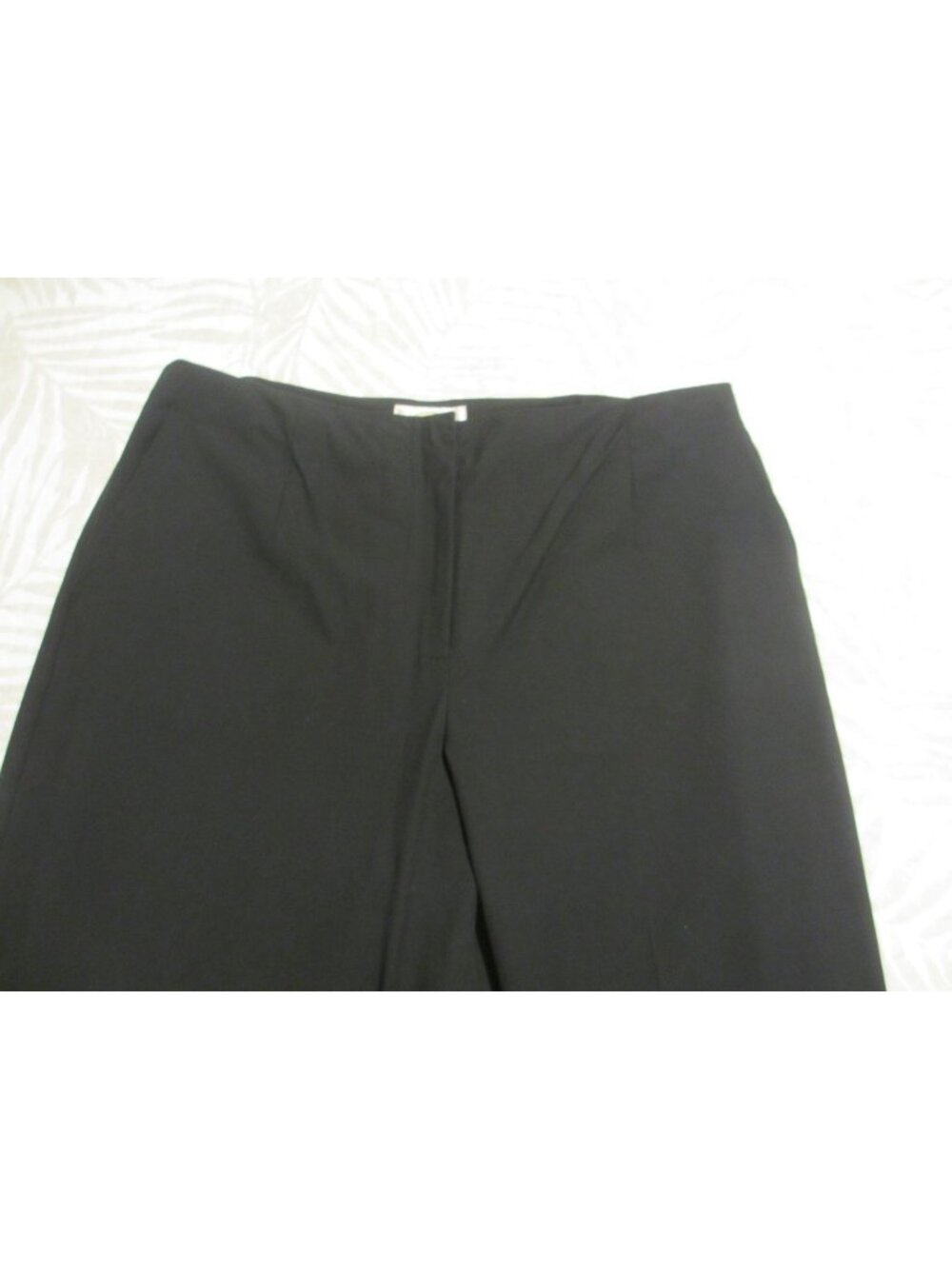 Talbots Womens Stretch Black Dress Pants Size 10